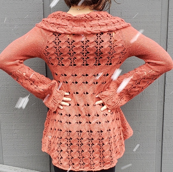 NWT Free People Wool Knitted Dress Sweater - Picture 4 of 6